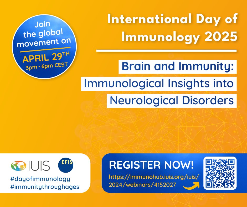 🌍 Happy Day of Immunology 2025!
Today, we celebrate the science that is transforming the future of medicine. #Immunology is not only unlocking new therapies and diagnostics — it’s helping us understand health and disease at the most fundamental level.