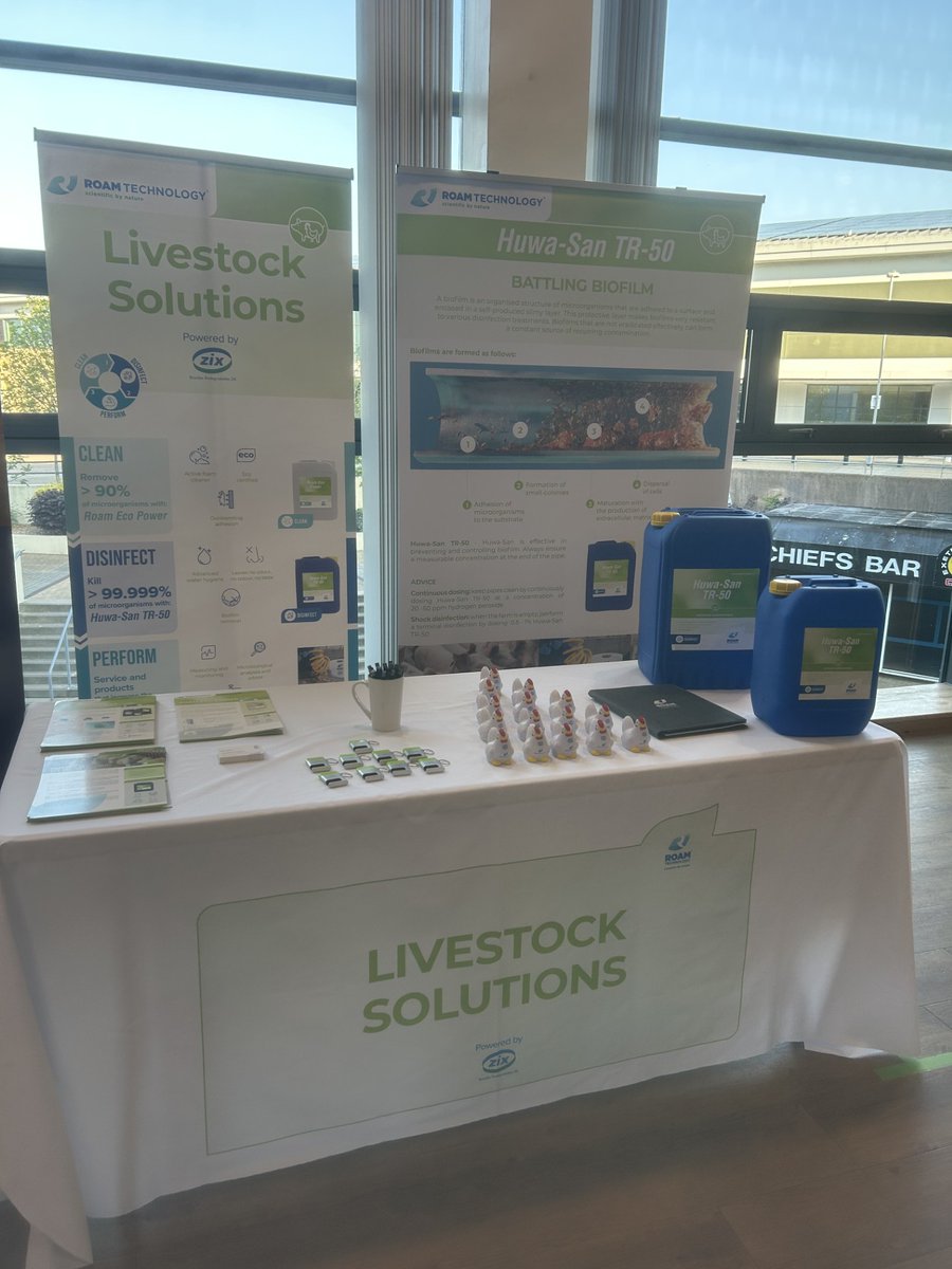 RoamTechnology's tweet image. Our livestock experts are present today at The South West Chicken Association Conference &amp;amp; Trade Fair (UK). Feel free to drop by! We&apos;re happy to offer expert advice on livestock solutions.

​SWCA is an organisation dedicated to supporting and advancing the poultry industry.