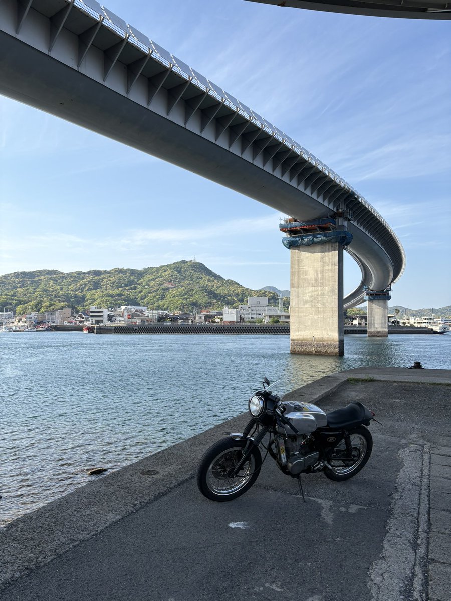 気持ち良い＾〜って走ってたら牛深。
アホ。