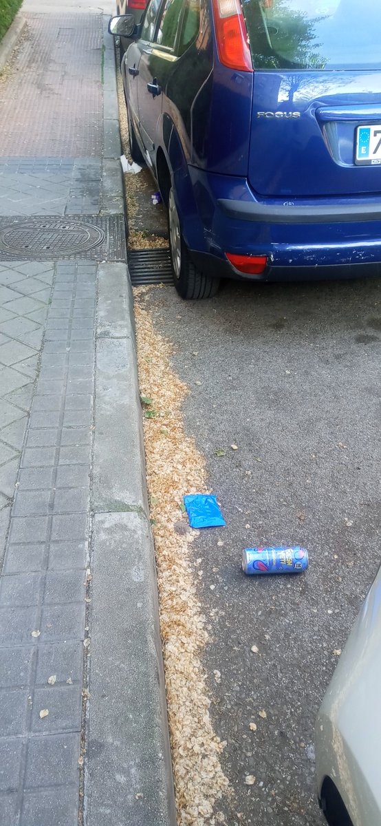 walkingdays's tweet photo. Hola @Lineamadrid esto en calle Azcoitia entre los números 3 y 5. El barrendero acaba de pasar y va dejando todo esto sin recoger. Es algo que repite este mismo trabajador cada día que viene a esta calle. https://t.co/CAwNkMBKeg