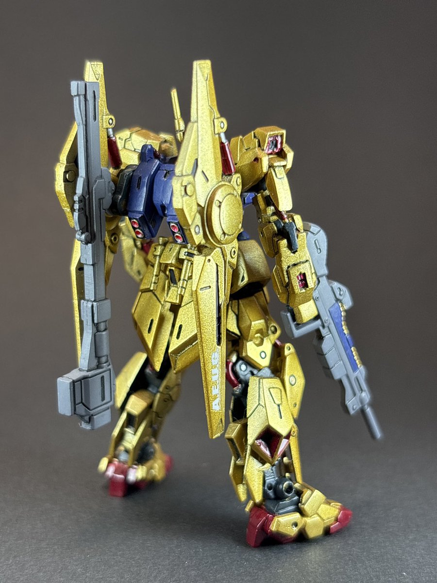 kenbou31's tweet photo. ガンダムアーティファクト　百式　完成③
ちょっと写真撮り直してみました！
照明有りと無しの2パターン

#ガンダムアーティファクト #ガンプラ https://t.co/4omZTpg5p0