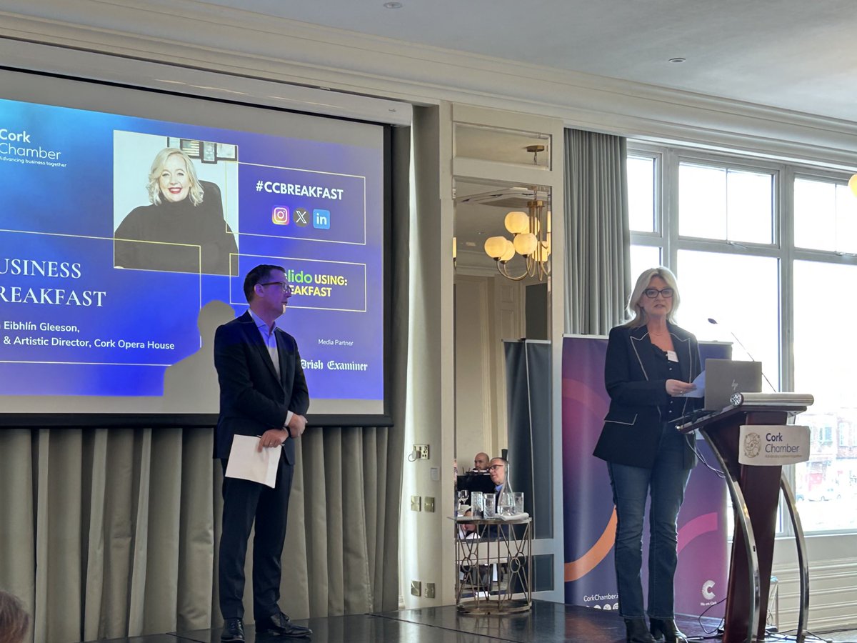 At the opening of our #ccBreakfast we host member soapboxes, today hearing from
⭐️Eoin Murphy Board Member, Firkin Crane
⭐️Henry Daly, Managing Director, Nucleo
⭐️Celene Collins, Creative Director, Celene Collins Interior Architecture&amp;Design
Sponsor <a href="/RDJ_LLP/">RDJ LLP</a> 
Media <a href="/irishexaminer/">Irish Examiner</a>