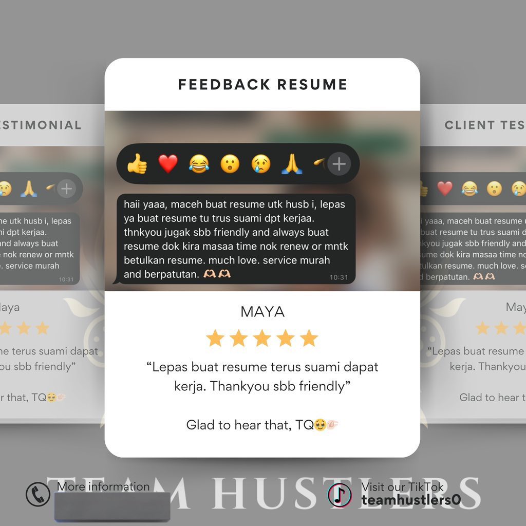 rabbaniahmad_'s tweet photo. 🚀 Hasil kerja dari @TeamHustlers0 memang berbaloi!

Follow &amp; DM if you need help with assignments, resumes, or any typing work.

Let’s get it done, together. 💪

RT &amp; support hustle culture! https://t.co/zAJ8FMVYrG