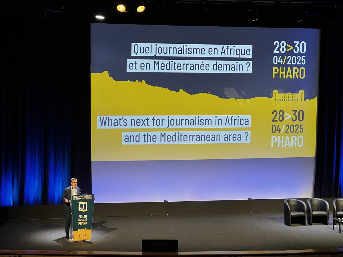 Arab Fact Checkers Network (@arabfcnetwork) on Twitter photo “Il faut lutter de manière globale. La lutte contre la désinformation est un combat fondamental pour la démocratie et pour des sociétés plus justes."
@thierryvallat de @cfimedias à la conférence <a href="/LesAssises/">Assises du Journalisme</a> à #Marseille “Il faut lutter de manière globale. La lutte contre la désinformation est un combat fondamental pour la démocratie et pour des sociétés plus justes."
@thierryvallat de @cfimedias à la conférence <a href="/LesAssises/">Assises du Journalisme</a> à #Marseille