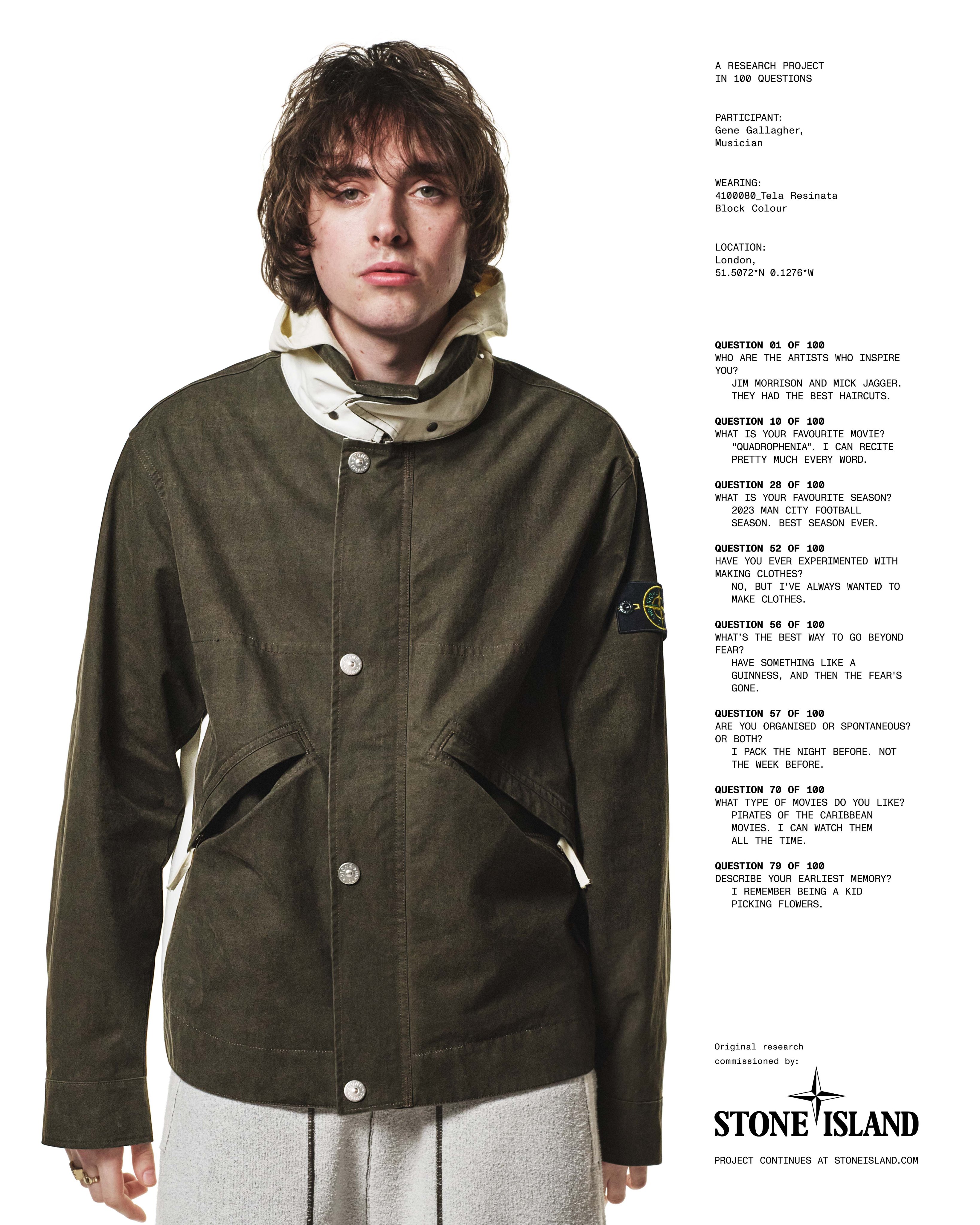 STONE  Tela Resinata XLサイズ 2025SS Stone Island Mens Tela Resinata Jacket – Extra Butter