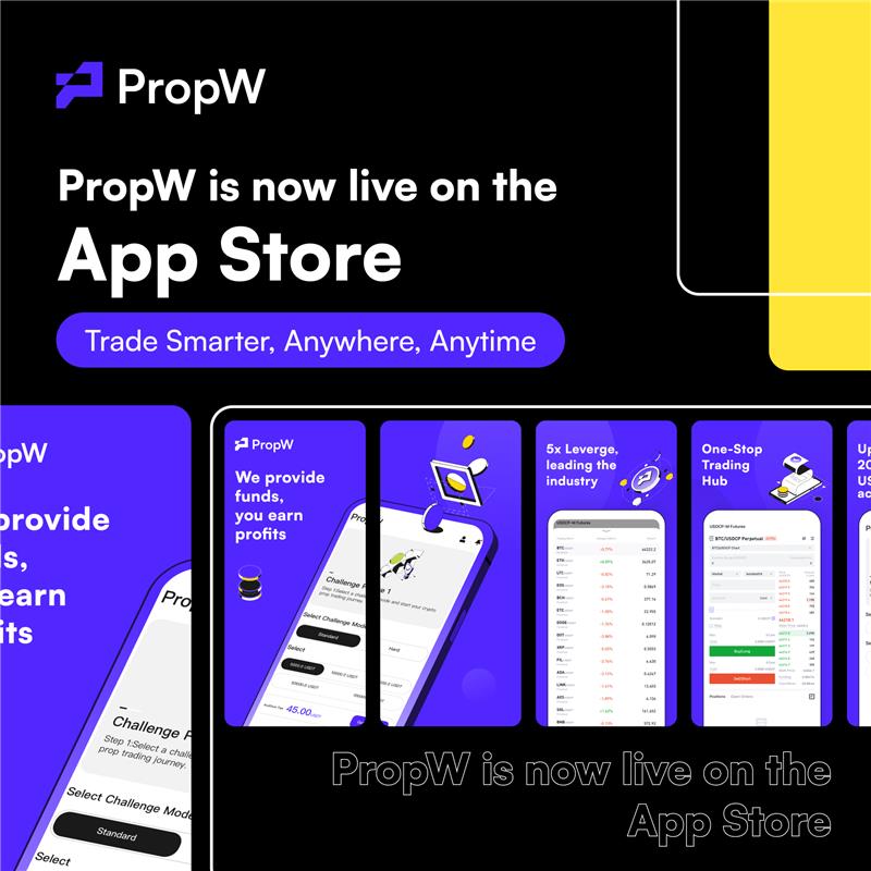 PropWGlobal's tweet image. 🚀 Exciting update! PropW is officially available on the App Store! 📱🎉
Ready to elevate your trading journey? 📈 Tap the link and start now!
Download here 👉 apps.apple.com/us/app/propw/i…
🔥 #PropW #TradingApp #NextLevelTrading