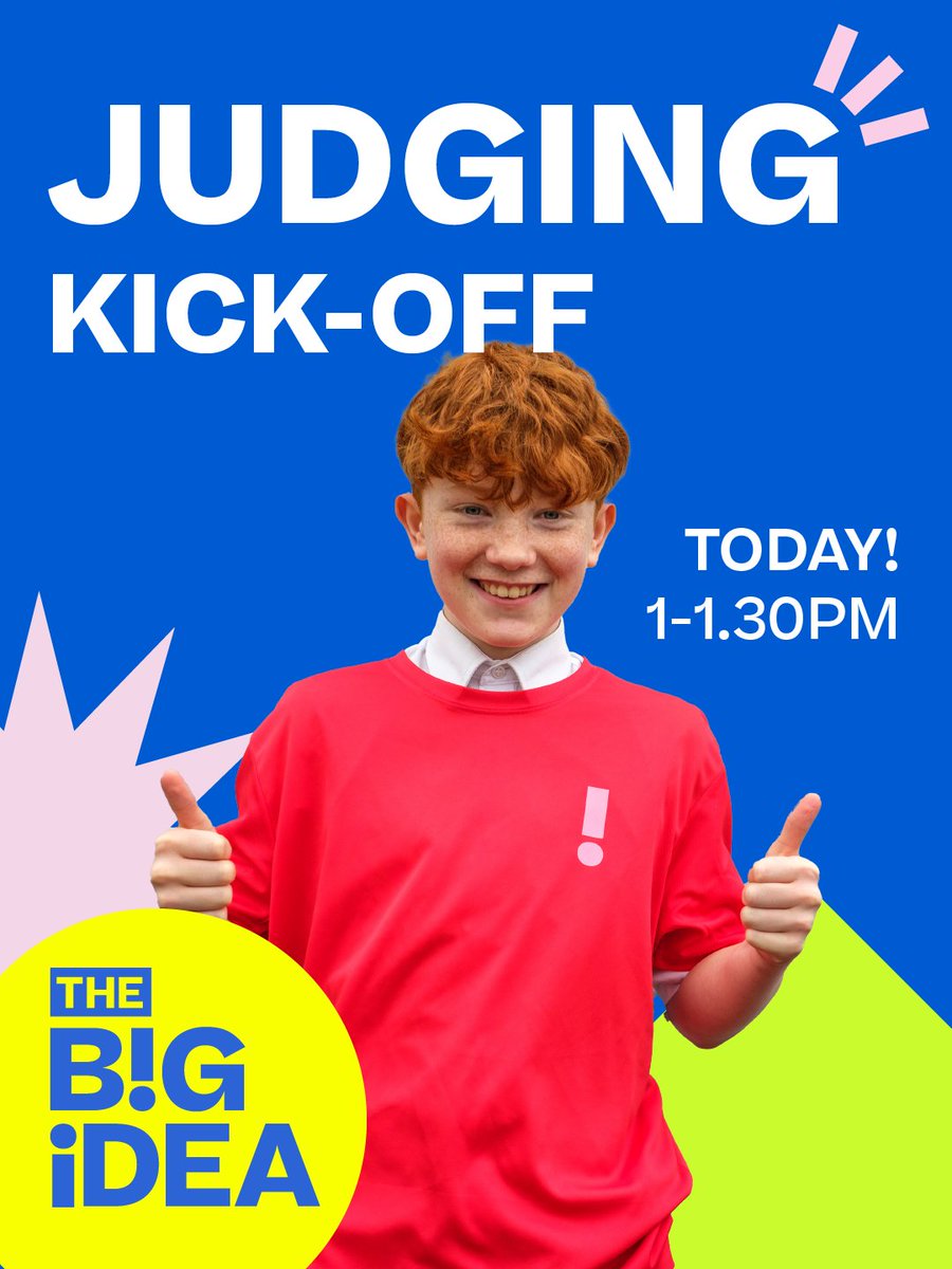 Here we go!🤩

See you TODAY at 1PM for our JUDGING KICK-OFF🥳

Mentors only - the link to join will be available on your dashboard🔗