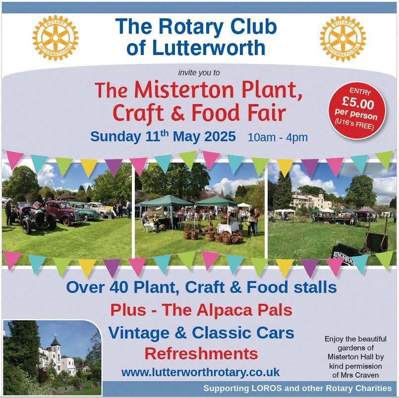 RCLutterworth's tweet image. Hope to see you all on Sunday 11th May.