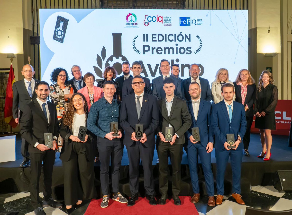 Cinco jóvenes ingenieros de más de 20 universidades españolas e Ignasi Cañagueral, Laboria y Calpech, #PremiosAvelinoCorma en #IngenieríaQuímica.  – Foro Química y Sociedad quimicaysociedad.org/cinco-jovenes-…