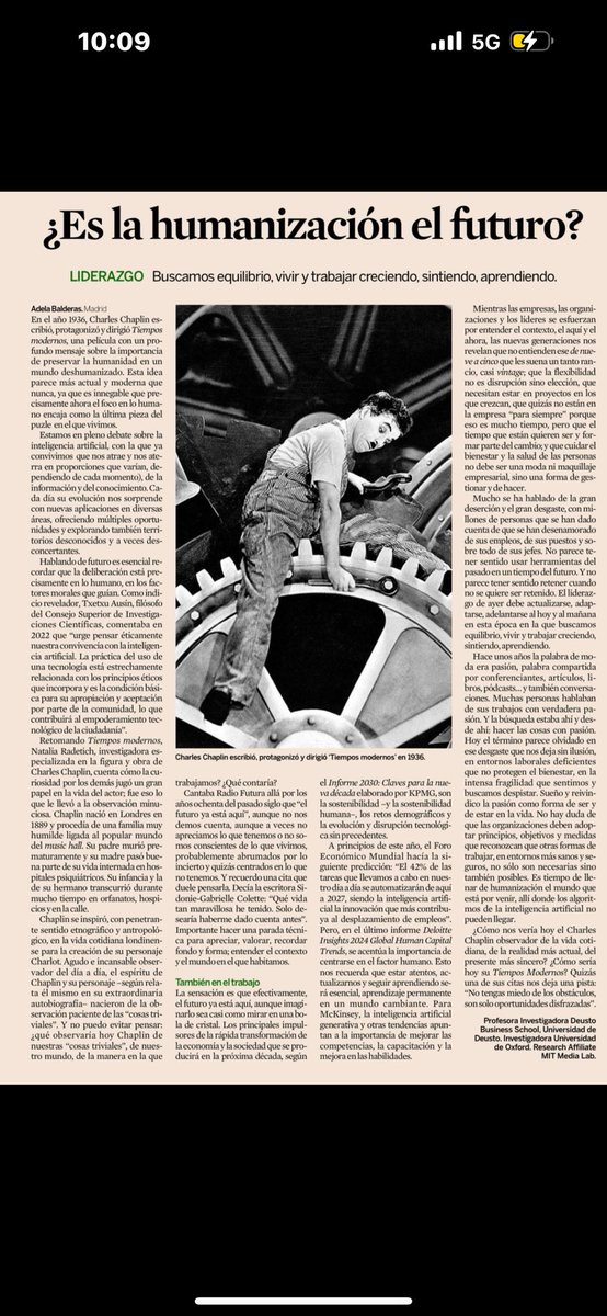 Tiempos modernos  y humanización <a href="/expansioncom/">expansioncom</a>