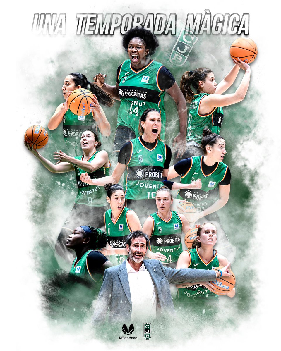 💚🖤 Un gran any per al record. FORÇA PENYA! 

#CityOfBadalona #LFEndesa