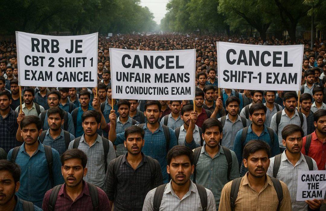 Surajbsinghs's tweet photo. #Cancel_RRB_JE_SHIFT_1
#Cancel_RRB_JE_CBT2
#Justice_For_Shift1_Candidates
#JUSTICE_FOR_SHIFT_1
@ravishndtv @abhinaymaths @AshwiniVaishnaw @RailMinIndia @yadavakhilesh 
@dpradhanbjp @anjanaomkashyap @RRBAhmedabad @adityaranjan108
@kmrvivek14 @NeetuSingh202 @RRBAhmedabad https://t.co/FXe0Cbs3lh