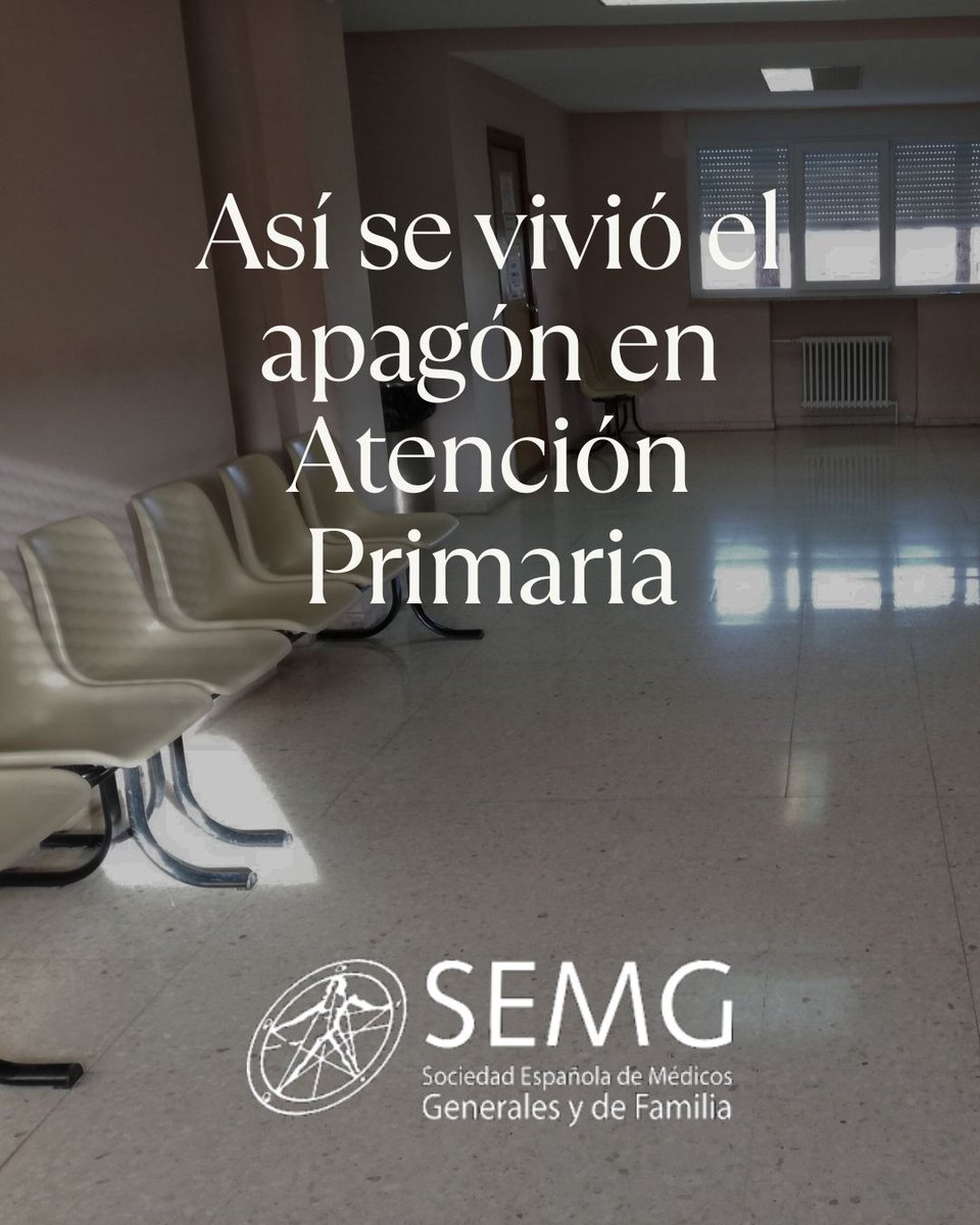 ⬛ #ApagonEspana 👨‍⚕️ 👩‍⚕️ Agradecemos la labor y el esfuerzo realizado ayer por todos los profesionales sanitarios, entre los que se encuentran los médicos de #AtenciónPrimaria, que dieron lo mejor de sí para intentar atender a sus pacientes, a pesar de las dificultades ocasionadas