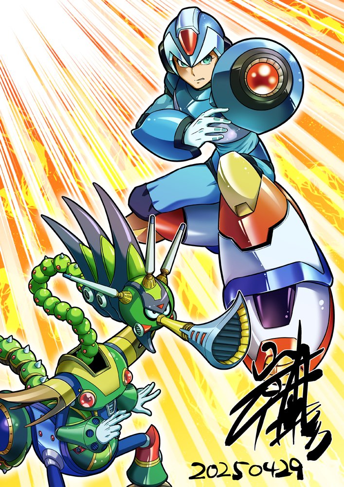 ロックマンXの漫画を描いていらっしゃる岩本佳浩先生が、こよりの