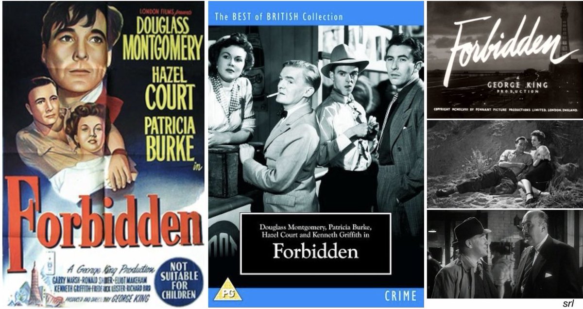 SaveRedlandLibr's tweet image. 9:25am TODAY on @TalkingPicsTV 

The 1949 #Thriller film🎥 “Forbidden” (aka “Scarlet Heaven”) directed by #GeorgeKing from a screenplay by #KatherineStrueby based on a story by #ValValentine

🌟 #DouglassMontgomery #PatriciaBurke #HazelCourt #GarryMarsh #RonaldShiner