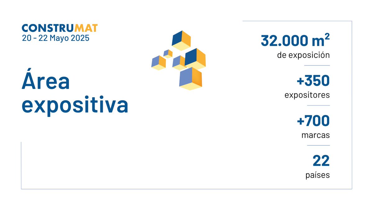 CICconstruccion's tweet image. 🔈Del 20 al 22 de mayo, @ConstrumatBCN  vuelve con 350+ expositores, el Sustainable Building Congress, 40 #startups, workshops, premios... ¡Arquitectura, innovación y sostenibilidad en #FiraBarcelona!

👉 Escríbenos por DM para tu acreditación gratuita. 

#Construmat