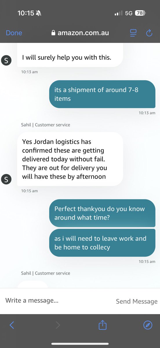 PatchesETH's tweet photo. @AmazonHelp @amazon how is this acceptable? I place an order on the 26th with next day delivery advertised. After being delayed 3 times! And being told my multiple representatives from your support team “it will be delivered today without fail” that now i have to re-order. https://t.co/snORgAmpU7