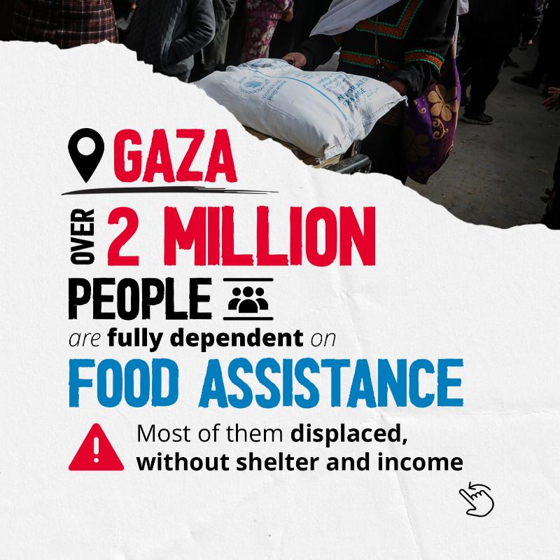 WFP's tweet photo. In a world where 343 million people face severe hunger, WFP’s work has never been more important.
This isn't one crisis, it's a global emergency.
Learn more ⏩