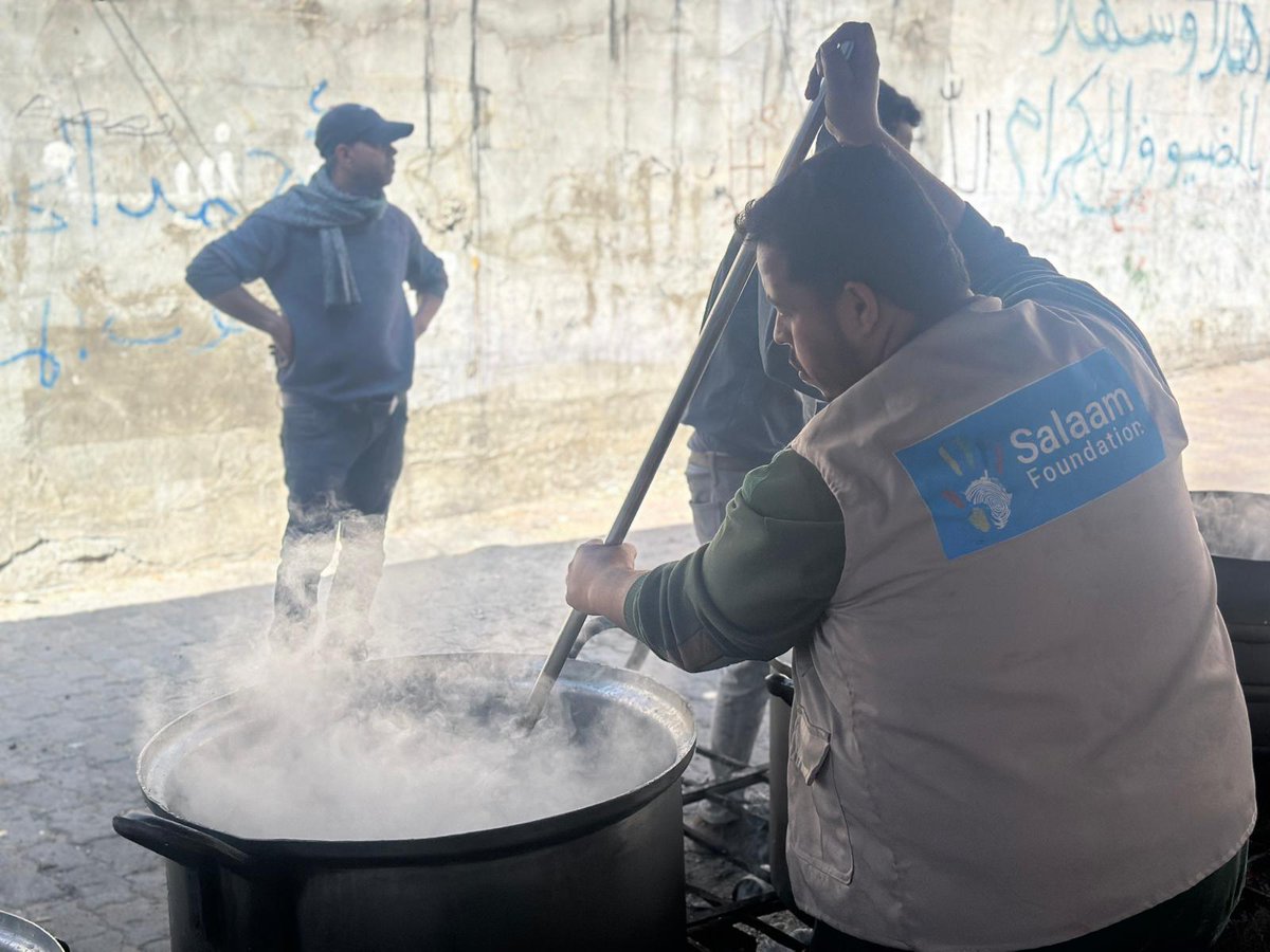 Gaza is being starved. 

Despite the challenging circumstances, Salaam Foundation's Gaza Kitchen continues to operate, providing hot meals to families, using supplies within Gaza.

Salaam Foundation
FNB 6266 914 7665
Branch 250 737
Ref: Pl + your name (zakat/lillah/sadaqa)