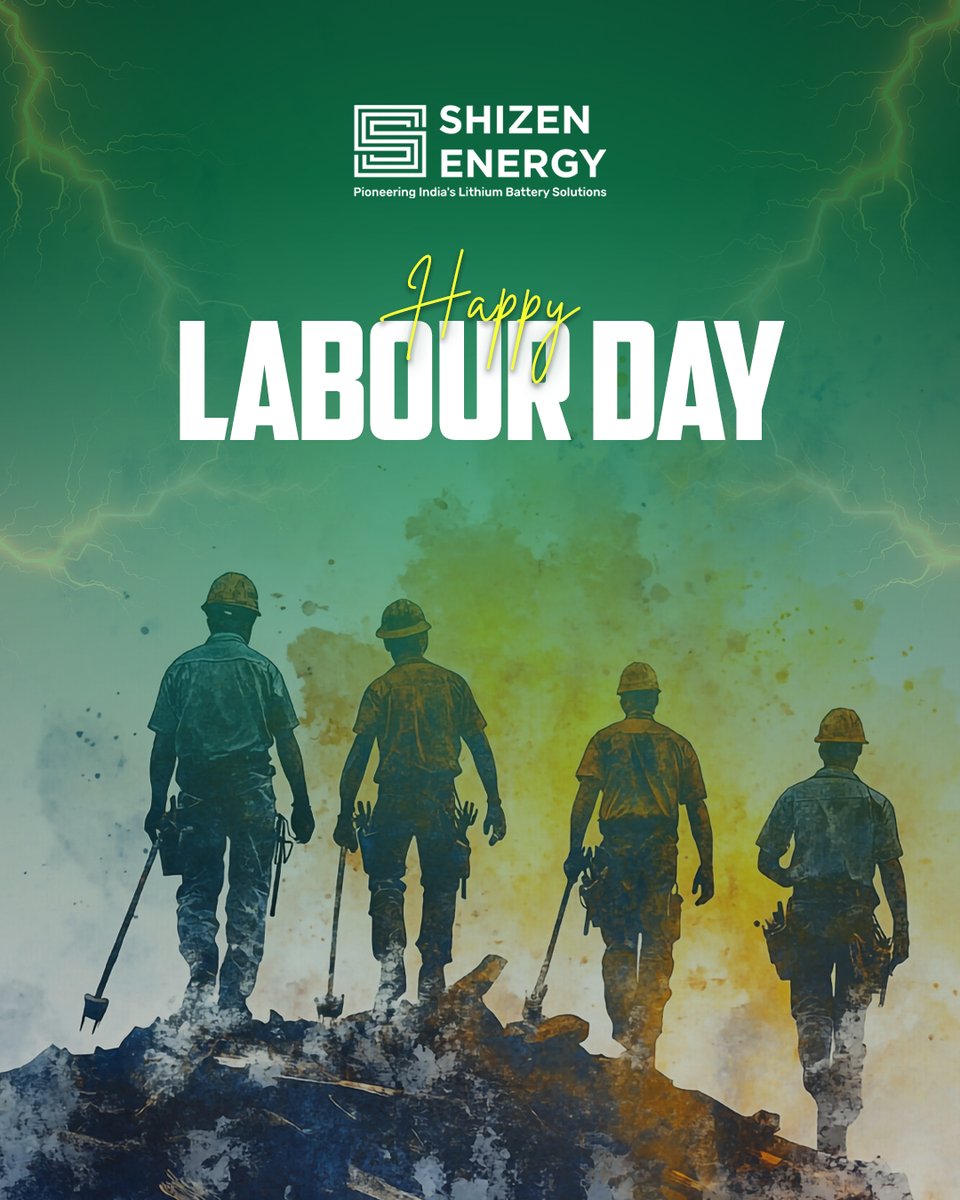 ShizenEnergyInd's tweet photo. This Labour Day, we honour the tireless efforts of those driving the shift towards a greener tomorrow. 

#ShizenEnergy #labourday #labourday2025 #mayday #happylabourday #workersday #thankyouworkers #celebratingworkers #proudWorker #workforceheroes #respectlabour https://t.co/MNO1vKbG81