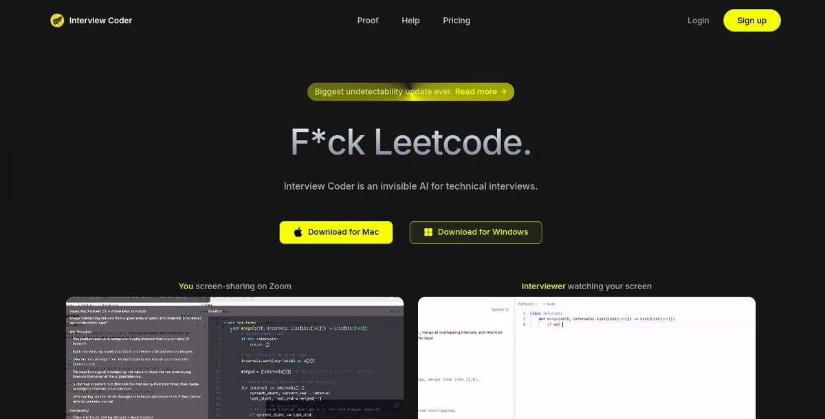 submitaitools's tweet photo. 📚 Interview Coder

🚀 Your invisible AI assistant for mastering technical interviews

🔗 Link: https://t.co/FzywZexvVm
🧩 Alternatives: https://t.co/o0kGB4QJyP

#AI #CodingInterviews #InterviewCoder #TechCareers

@submitaitools https://t.co/0LbimSktBK