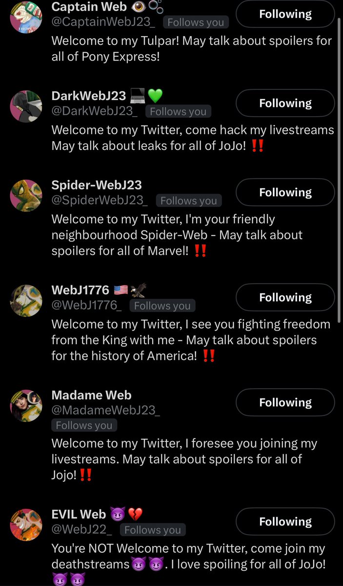 WebJ23_'s tweet photo. Whose winning? All of the Webs or 1 Gorilla? #webtwt https://t.co/Am7pFydaP2