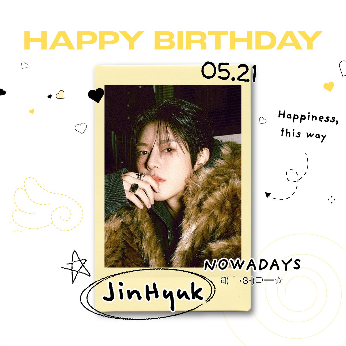 🎉2025.05.21
🎂Happy Birthday #JINHYUK🎂

#HAPPY_BIRTHDAY_JINHYUK
#HAPPY_JINHYUK_DAY

<a href="/CUBE_NOWADAYS/">띠고</a> #NOWADAYS #JangJinhyuk #DAY_AND #STARPLAY