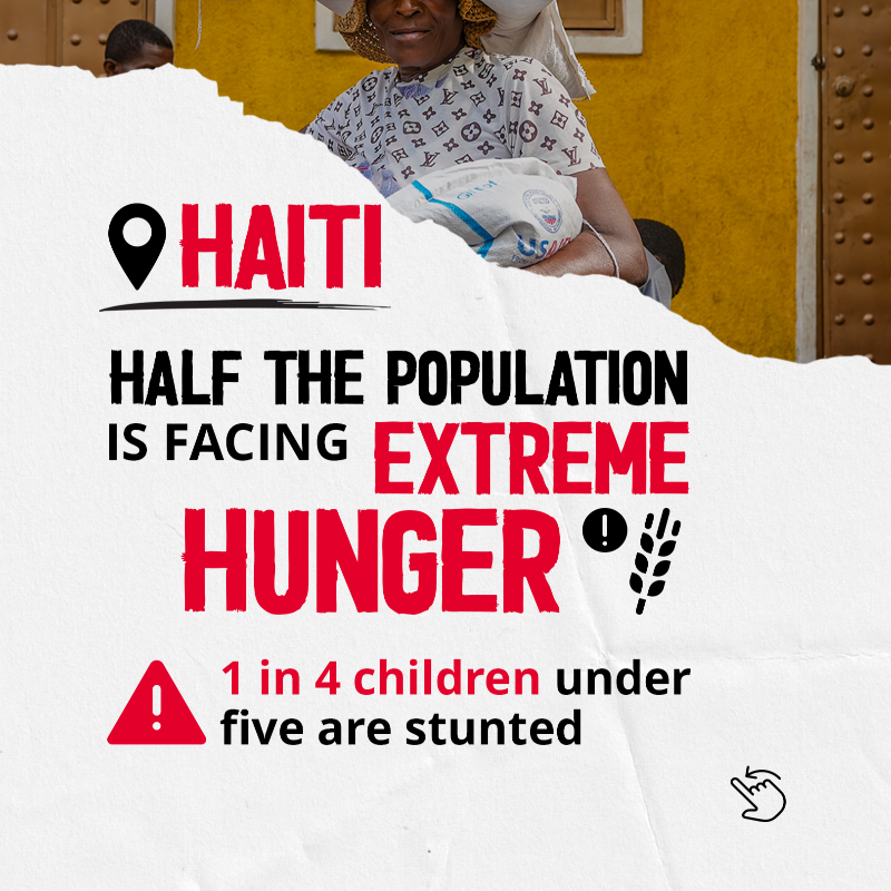 WFP's tweet photo. In a world where 343 million people face severe hunger, WFP’s work has never been more important.
This isn't one crisis, it's a global emergency.
Learn more ⏩