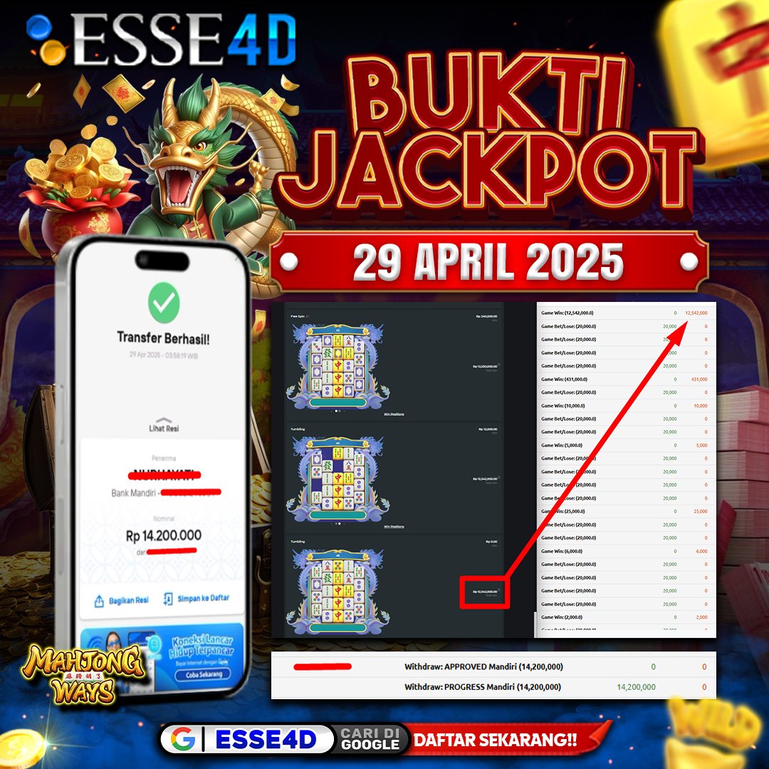 esse4d's tweet photo. Kalo kamu cari yang setia aku mundur !! 
tapi kalo kamu mau cari yang situs berkualitas dan gampang jp cuma di esse4d bosku !!

LINKDAFTAR:https://t.co/D2Sy2VMqtA

#viral #fyp #foryou #IndonesiaGelap #sorotan #semuaorang #viralindo #terbaru #hotelparadise #esse4d https://t.co/7fKxxPchCI