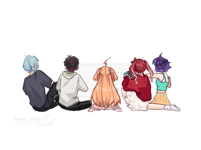 #すぺしゃー絵 コラボわちゃわちゃかわいい