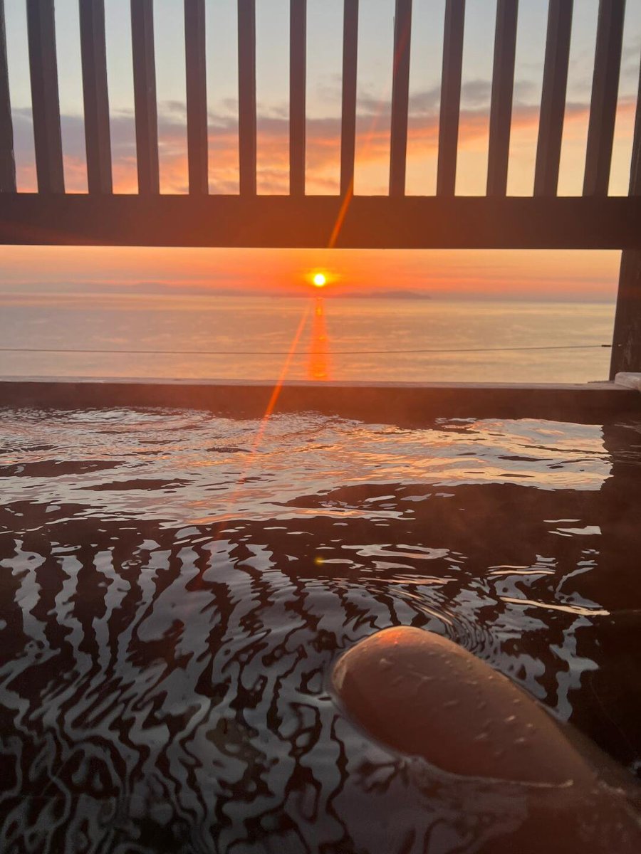 温泉と絶景に癒されますよ🧡✨