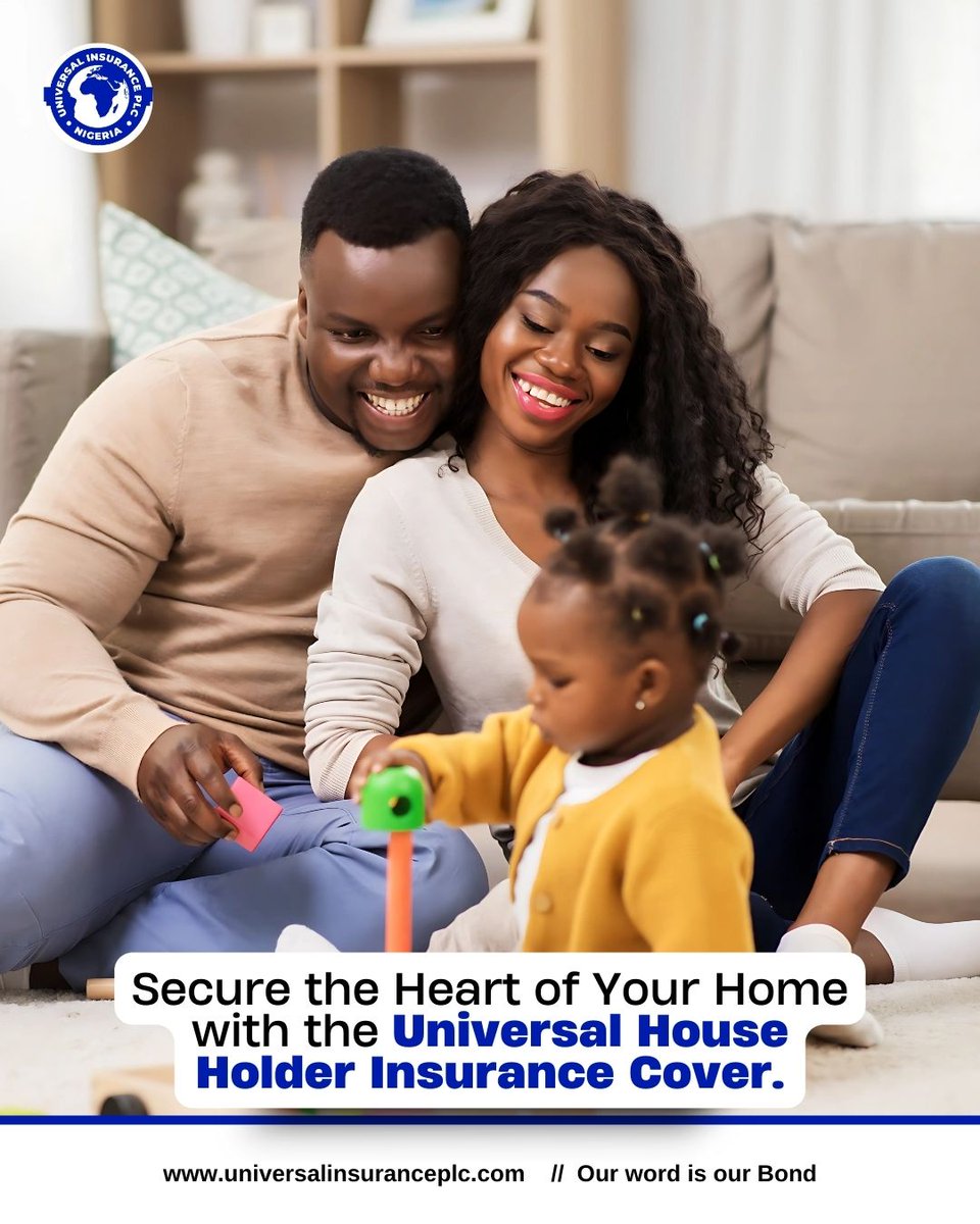 uinsuranceplc's tweet image. In the event of a break-in or accidental fire, Universal Insurance Householders Insurance helps you recover by providing compensation for your house content.

Visit our website to get started.
universalinsuranceplc.com

#UniversalInsurancePlc #InsuranceMatters #UniversalInsurance