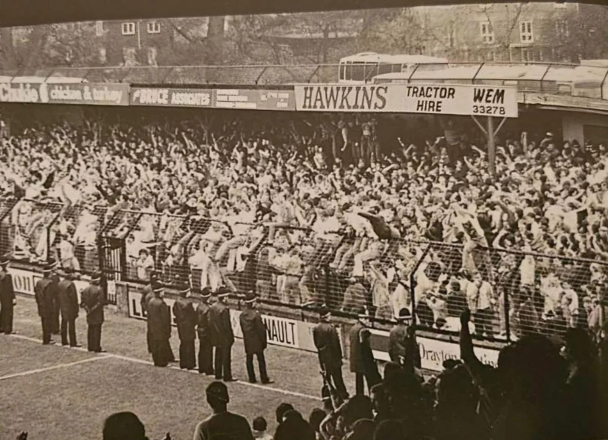Boro at Shrewsbury 1986