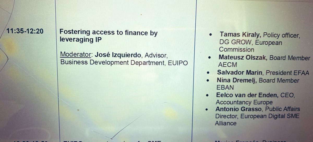 SalvaMarinHer's tweet image. Thank you for this event. @EU_IPO is doing excellent work, and  @EFAAforSMEs support and encourage it to continue doing so. It's an example of good European practice.Today: a great meeting, and it is a pleasure to participate! We need the participation of #SMEs/ #SMPs .