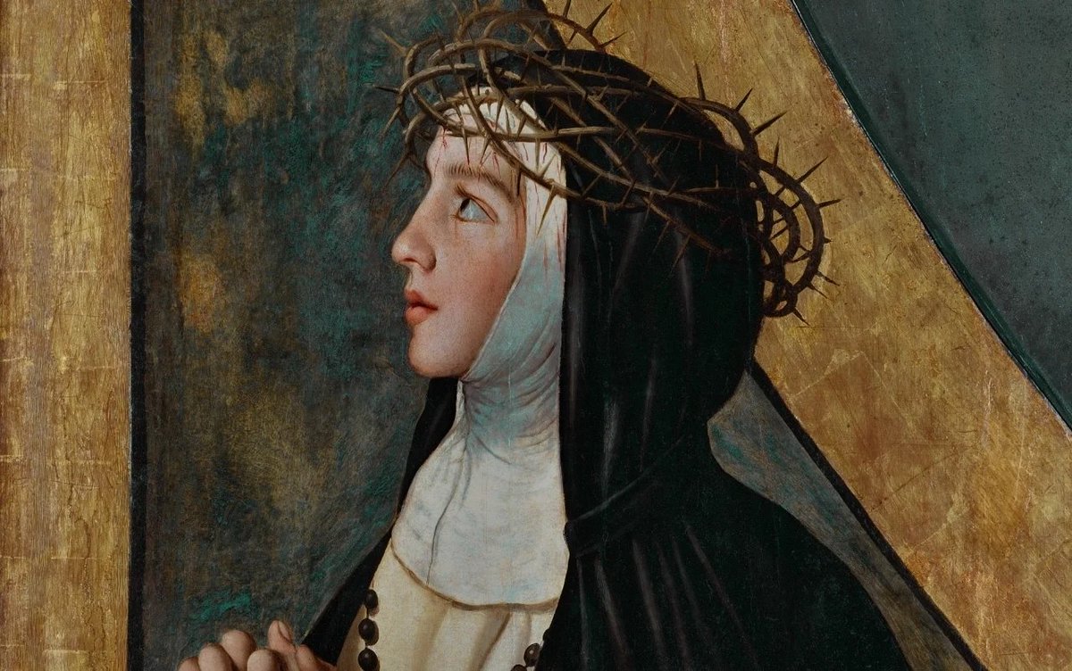 acprimavera3's tweet photo. "Wenn Menschen recht empfindlich mich treffen wollen, so ist mir's um jene leid, nicht um mich."

Katharina von Siena 25.03.1347 - 29.04.1380 https://t.co/O0yukQiysF
