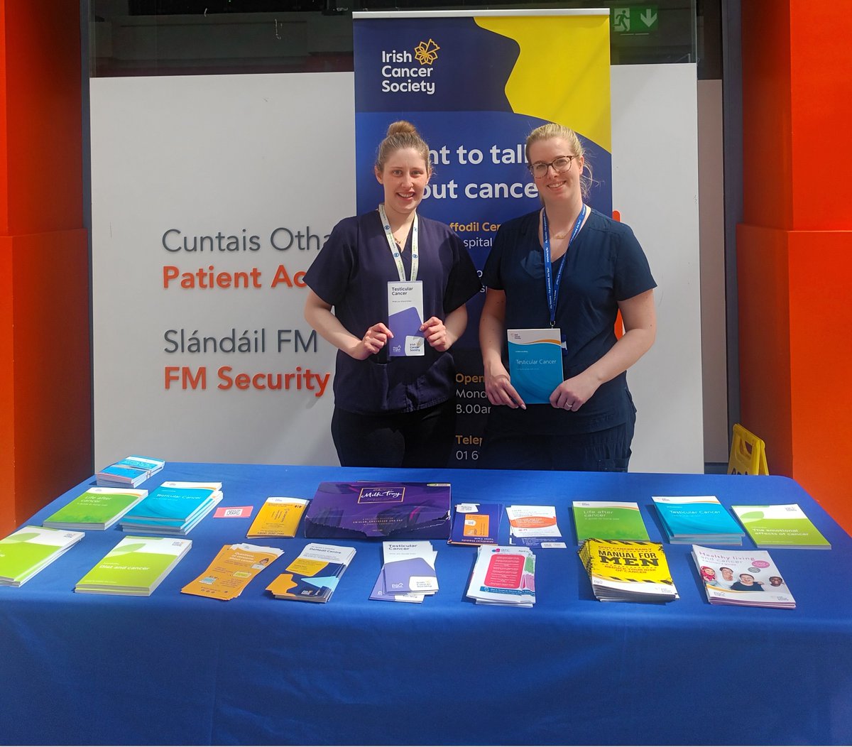 Trinity St James's Cancer Institute (@cancerinstire) on Twitter photo Our amazing experts Orla Croke, CNS & Grace Mc Entagart, CNM1 <a href="/CancerInstIRE/">Trinity St James's Cancer Institute</a> <a href="/stjamesdublin/">St James's Hospital</a> raising awareness on testicular cancer. Testicular cancer affects about 170 men in Ireland each year. To find out more please see:
cancer.ie/cancer-informa… Our amazing experts Orla Croke, CNS & Grace Mc Entagart, CNM1 <a href="/CancerInstIRE/">Trinity St James's Cancer Institute</a> <a href="/stjamesdublin/">St James's Hospital</a> raising awareness on testicular cancer. Testicular cancer affects about 170 men in Ireland each year. To find out more please see:
cancer.ie/cancer-informa…