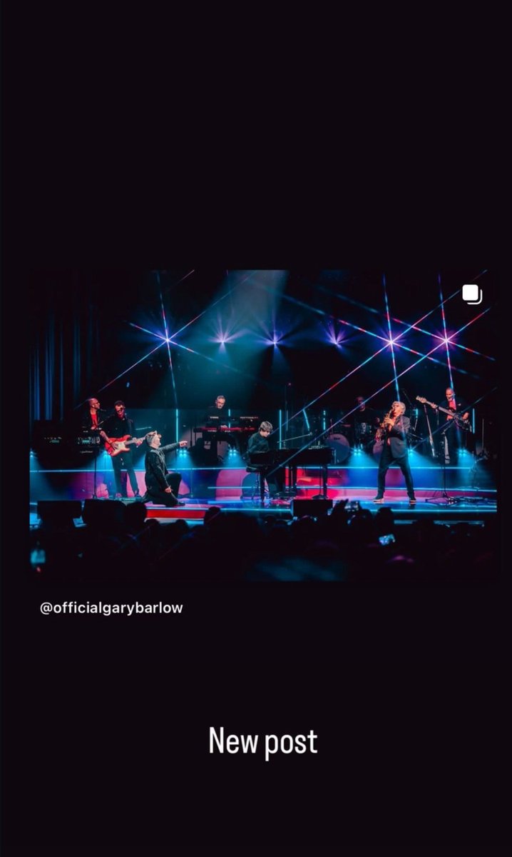 Garyismyhero's tweet photo. @GaryBarlow #Instagram(- & story) ๐ #SongbookTour #GBSolo2025 #Liverpool #newpost #hometown #โฅ๏ธโฅ๏ธ #show #BradK #โฝ๏ธโฝ๏ธ
@GaryBarlow https://t.co/wOYsW847gW