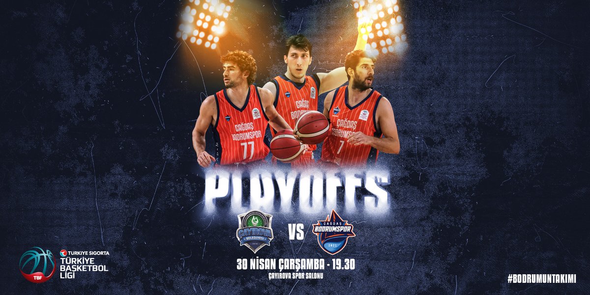 Türkiye Sigorta Türkiye Basketbol Ligi Play Off İlk Seri Rövanş Maçımız:
Çayırova Belediyesi 🆚 Çağdaş Bodrumspor
🗓️ 30.04.2025/ Çarşamba
🕔 19:30
​​​🏟ÇAYIROVA SPOR SALONU
#Bodrum
#CagdasBodrumSporKulubu
#bodrumuntakımı