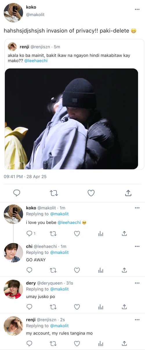 #mahae two tweets kasi miss ko na makochi and mahae day ngayon