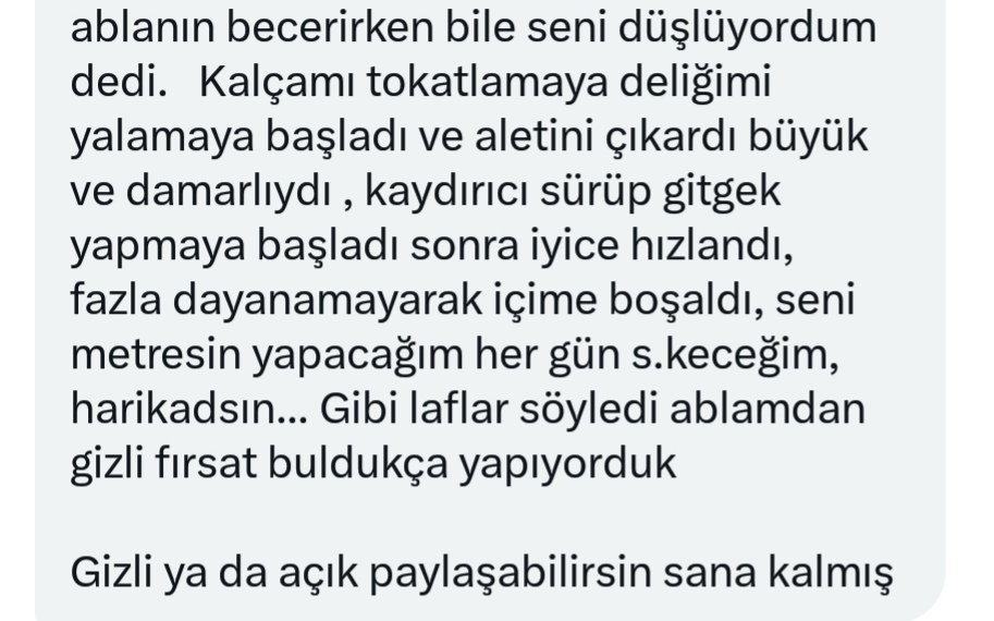 Takipçimden gelen
Açık olsun istemiş