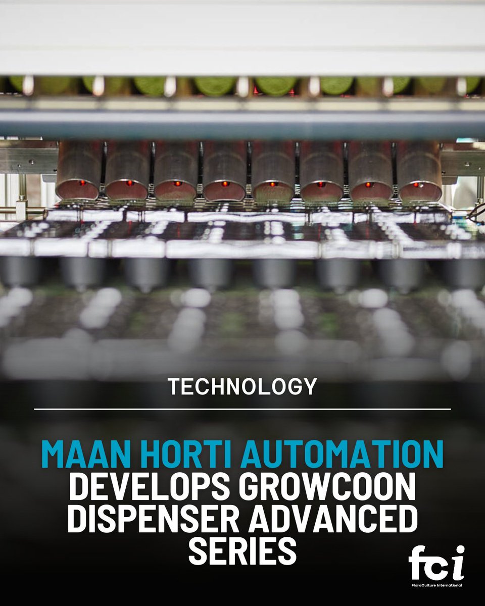 Seamless integration into planting processes and efficient handling are equally vital for success. That is why Maan Horti Automation is developing a new addition to its Growcoon dispensing technology: the Growcoon Dispenser Advanced Series.

Find out more: aiph.org/floraculture/n…