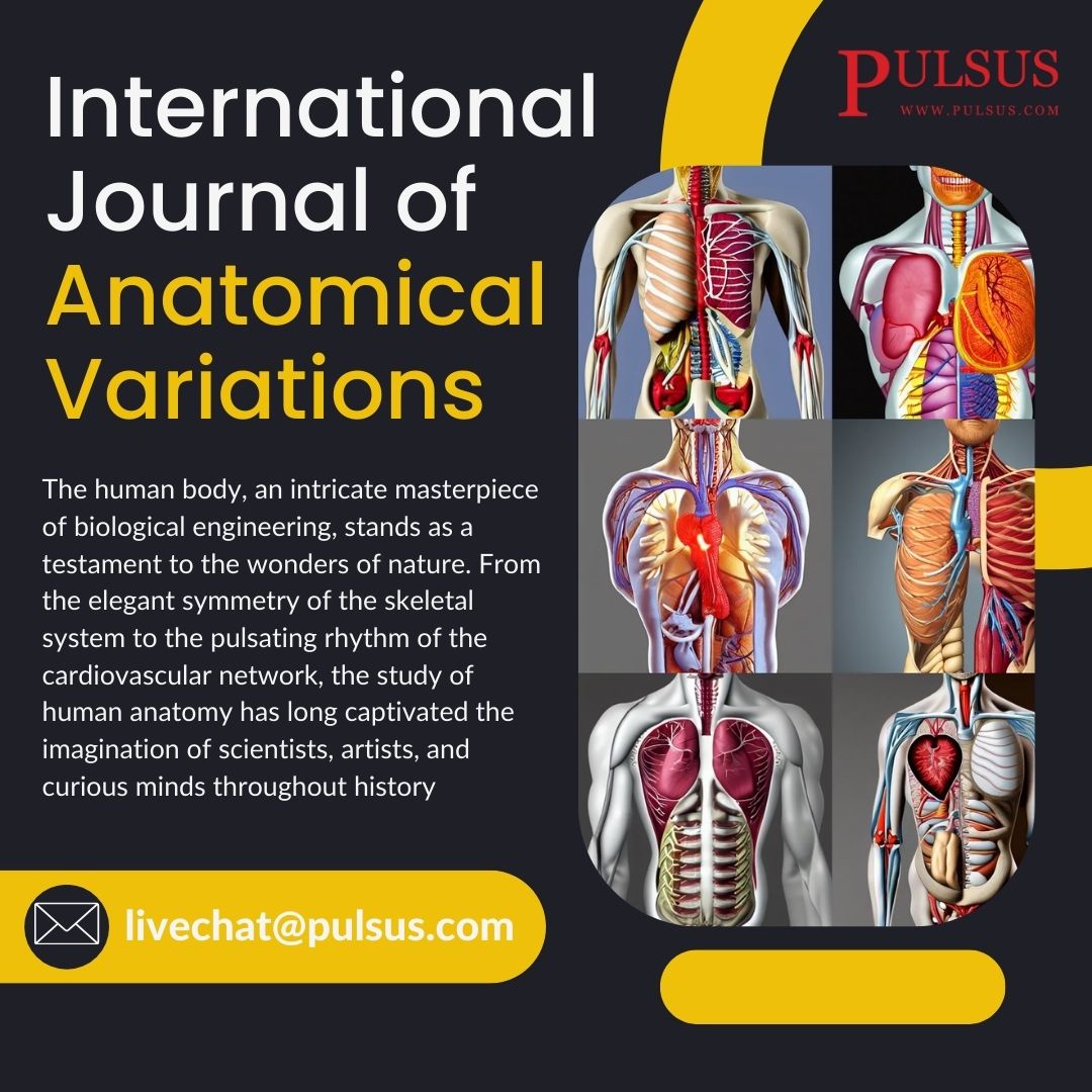 We would like to invite you to submit your manuscript to the International Journal of Anatomical Variations.
#manuscriptsubmission #anatomicalvariations #researchpublication
