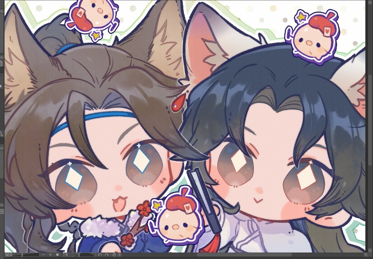 [Feel free to like, share &amp; RT!]

✨ Chibi Commissions OPEN! ✨
Hello! I’m now accepting Chibi commission requests — whether it’s icons, emotes or full-body, I’ve got you covered!
Each piece is fully customizable to your ideas and preferences.
DM for more info &amp; pricing!