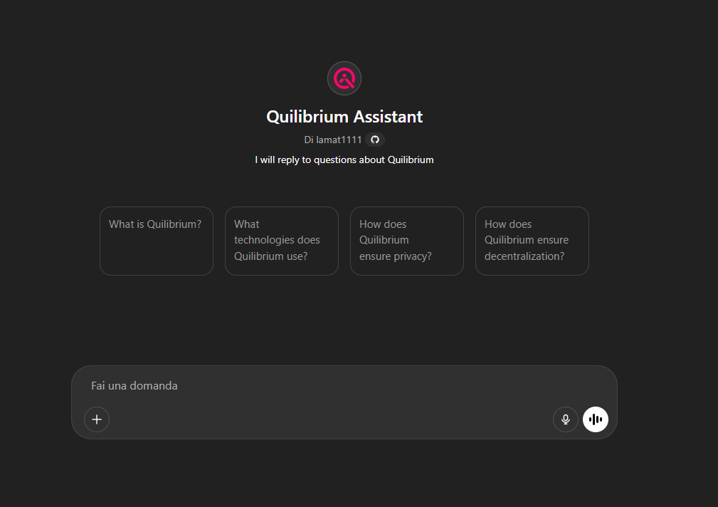 LaMat1111's tweet image. Folks, if you have ChatGPT Plus, I just made this Assistant for Quilibrium: chatgpt.com/g/g-680f833a24……
Useful to ask questions or write contents. $QUIL