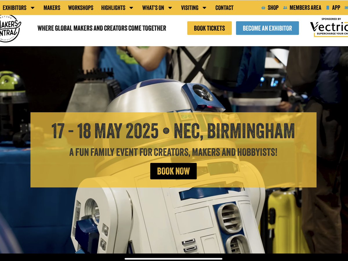 Hello everyone, come and say hi 👋 at the NEC in Birmingham (Uk) on the 17 to the 18th of May. It will be great fun. See you there 🤗 
makerscentral.co.uk
