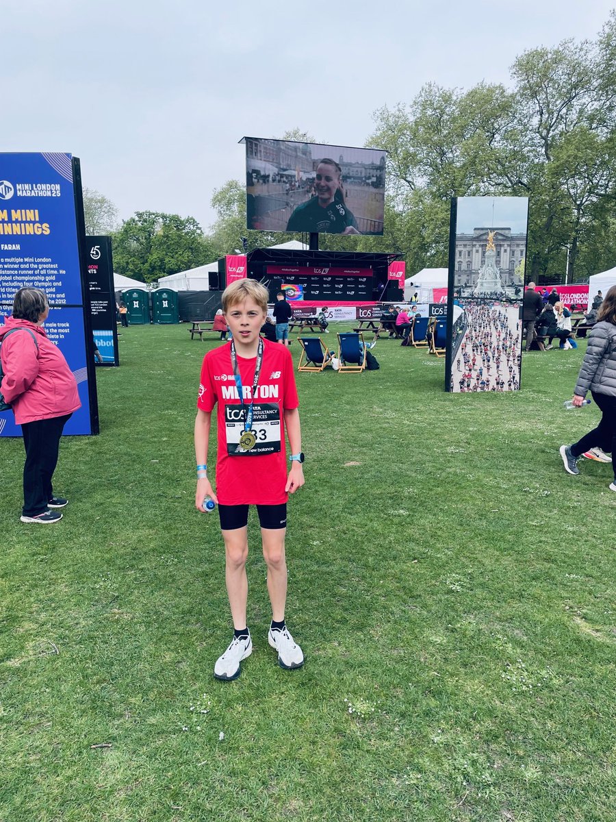 Congratulation to Tom H running the London Mini-Marathon and finishing 6th in the London Borough Challenge, and 23rd Nationally.

A good morning followed by a PB in the 1500m meet representing the school at Harrow