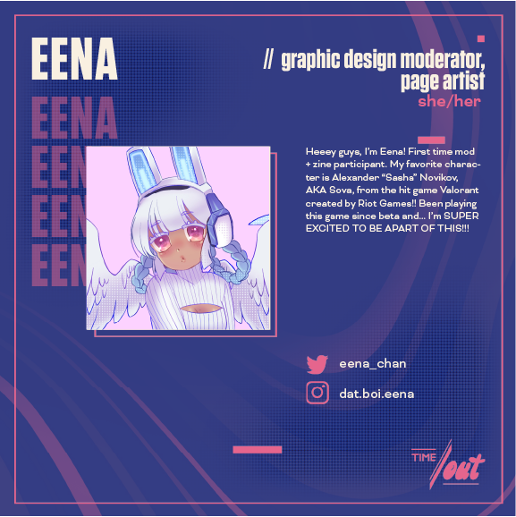 TIME//OUT: VALORANT Fanzine @ PREORDER in 2 WEEKS! tweet media