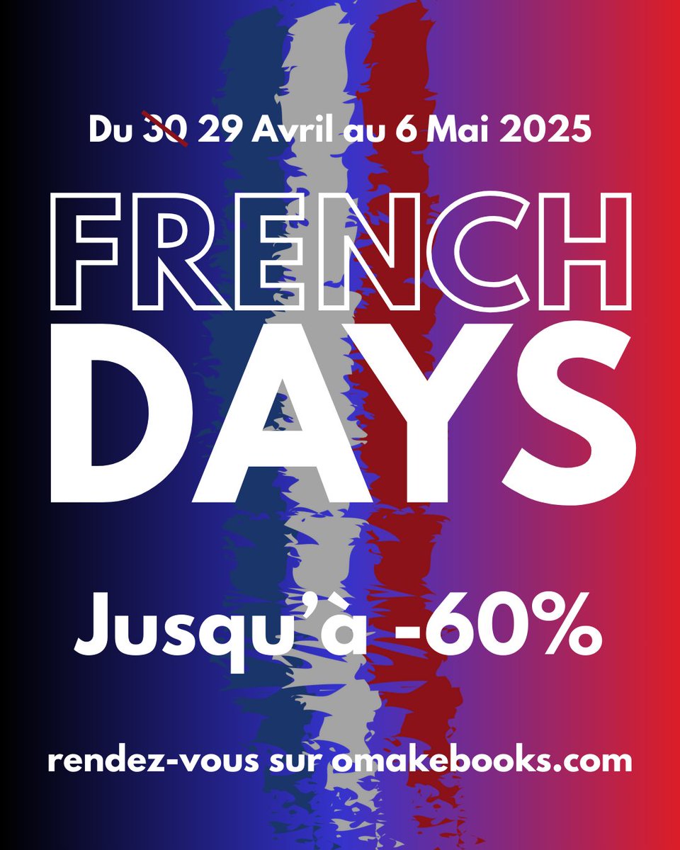 🎉 Les French Days débarquent en avance chez Omaké Books !
Exceptionnellement, nos offres commencent dès le 29 avril 🤩 Profitez de jusqu’à -60% sur une sélection d'articles jusqu'au 6 mai 2025 !
📚 Rendez-vous vite sur omakebooks.com pour en profiter !