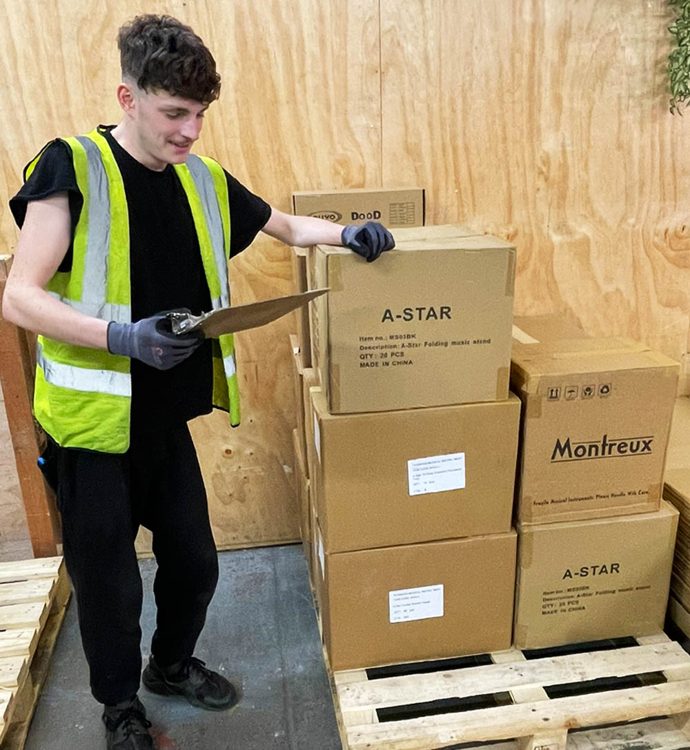 👀 Inside Normans HQ: Our warehouse team is busy picking &amp; packing orders for Schools &amp; Music Hubs across the UK! 📦🎵 

We ensure every order is checked, packed with care and delivered safely. ✅ 

#MusicEducation #Sustainability #Teamwork #MusicalInstruments
