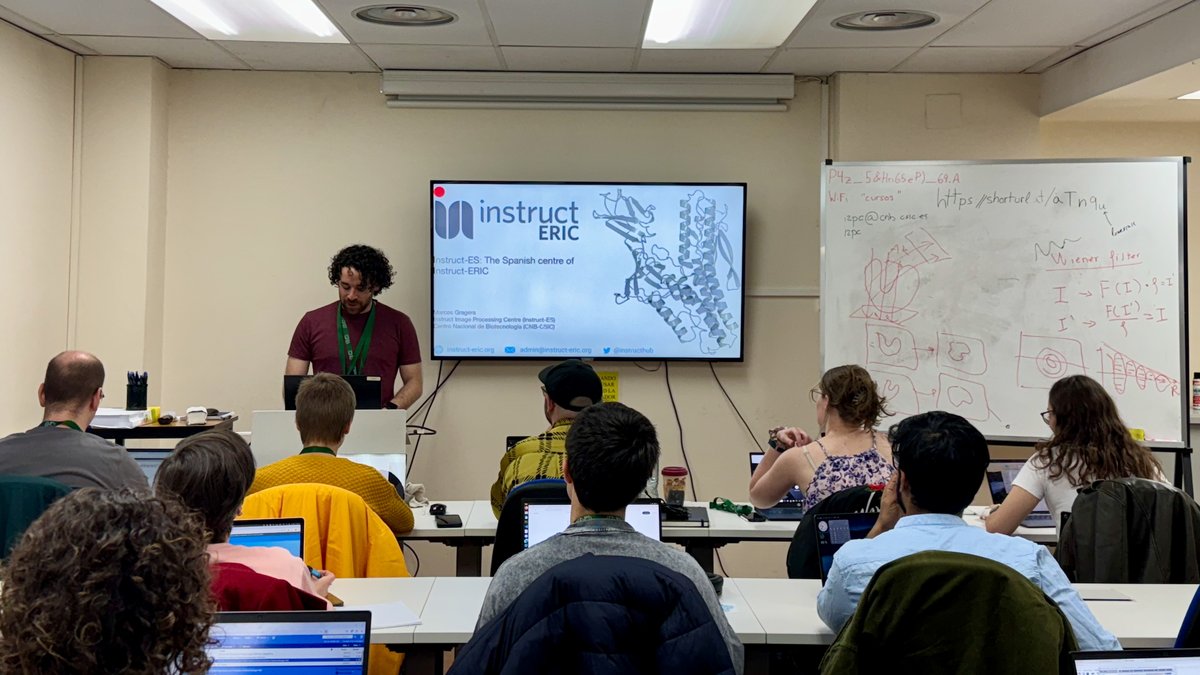 InstructI2PC's tweet image. 🔬 Some highlights from our Flexibility Analysis Course using Scipion!
📆 April 7–11, 2025
🧠 A week full of hands-on sessions, scientific exchange & collaborative learning
#Scipion #CryoEM #FlexibilityAnalysis #StructuralBiology #I2PC